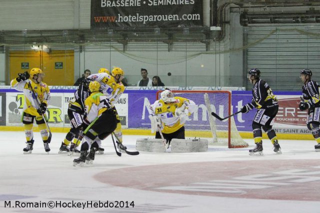 Photo hockey match Rouen - Strasbourg  le 30/09/2014