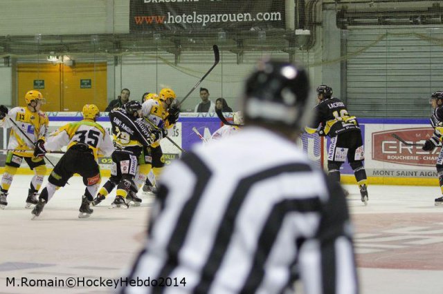 Photo hockey match Rouen - Strasbourg  le 30/09/2014