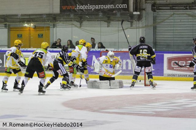 Photo hockey match Rouen - Strasbourg  le 30/09/2014