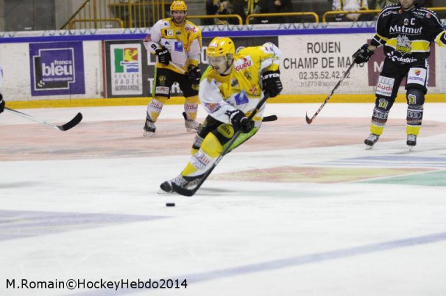 Photo hockey match Rouen - Strasbourg  le 30/09/2014