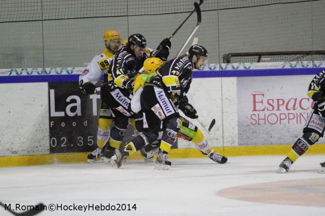 Photo hockey match Rouen - Strasbourg  le 30/09/2014