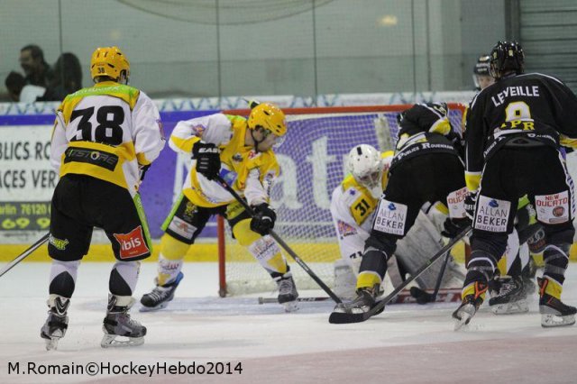 Photo hockey match Rouen - Strasbourg  le 30/09/2014