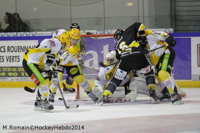 Photo hockey match Rouen - Strasbourg  le 30/09/2014