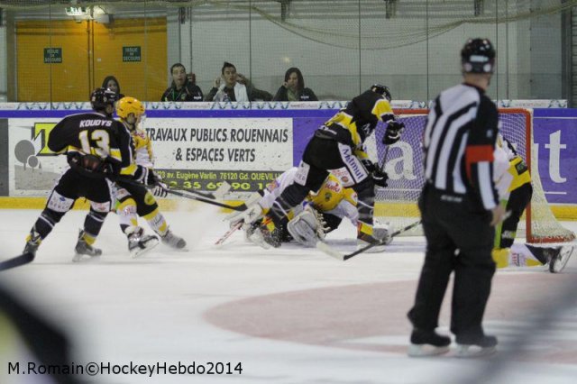 Photo hockey match Rouen - Strasbourg  le 30/09/2014