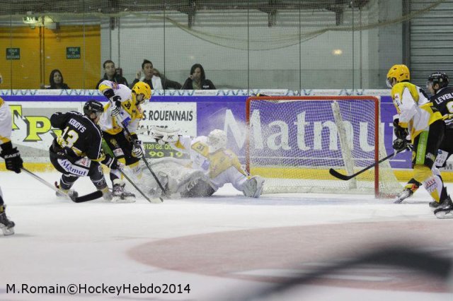 Photo hockey match Rouen - Strasbourg  le 30/09/2014