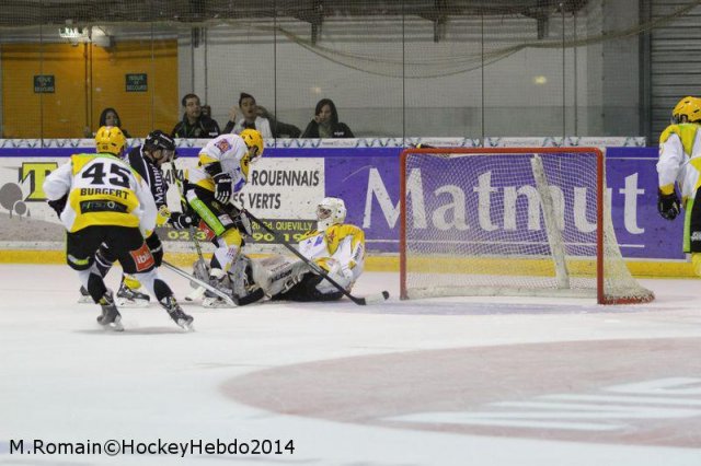 Photo hockey match Rouen - Strasbourg  le 30/09/2014