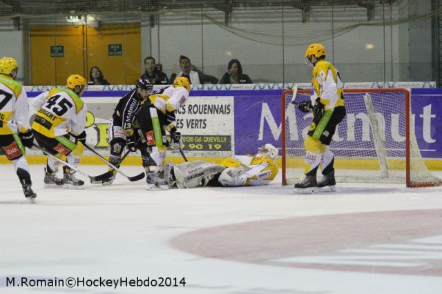 Photo hockey match Rouen - Strasbourg  le 30/09/2014