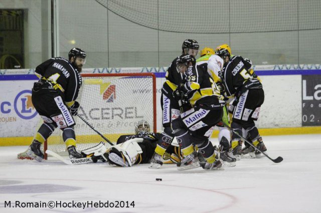 Photo hockey match Rouen - Strasbourg  le 30/09/2014
