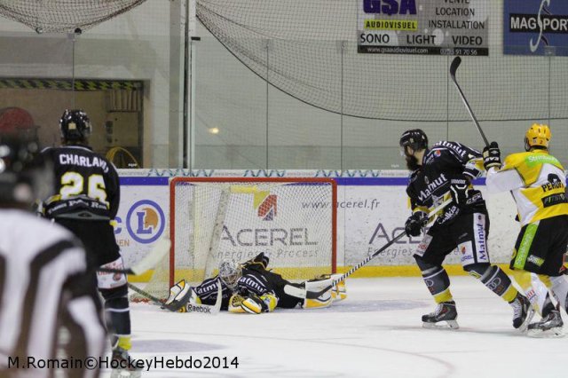 Photo hockey match Rouen - Strasbourg  le 30/09/2014