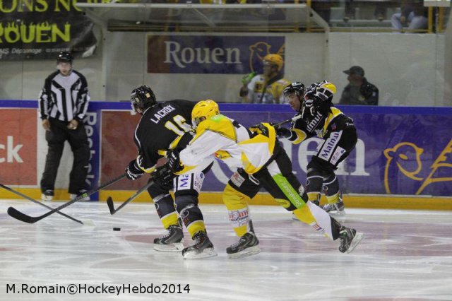 Photo hockey match Rouen - Strasbourg  le 30/09/2014