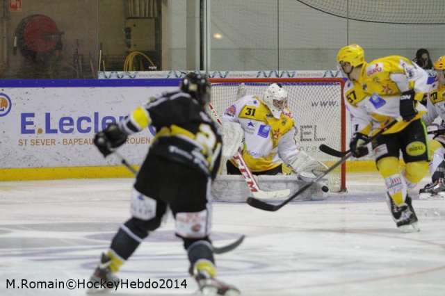 Photo hockey match Rouen - Strasbourg  le 30/09/2014