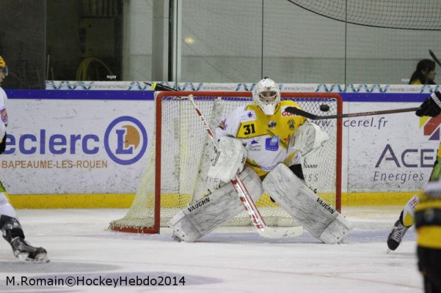 Photo hockey match Rouen - Strasbourg  le 30/09/2014