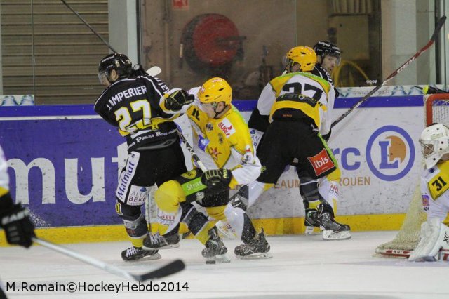 Photo hockey match Rouen - Strasbourg  le 30/09/2014