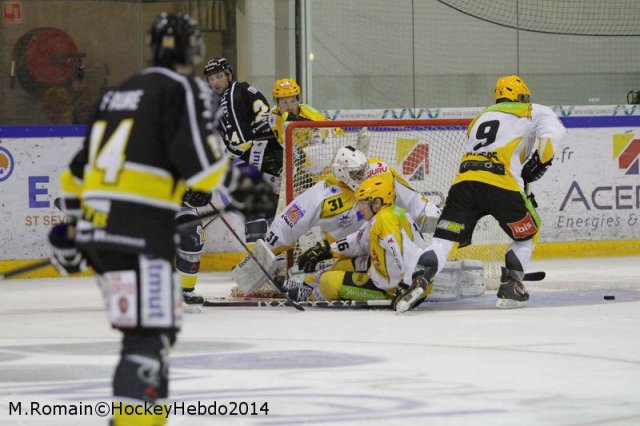 Photo hockey match Rouen - Strasbourg  le 30/09/2014