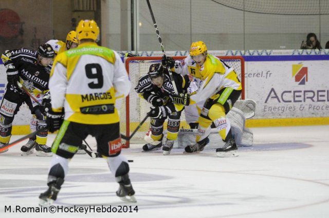 Photo hockey match Rouen - Strasbourg  le 30/09/2014