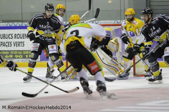 Photo hockey match Rouen - Strasbourg  le 30/09/2014