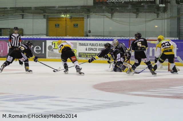 Photo hockey match Rouen - Strasbourg  le 30/09/2014