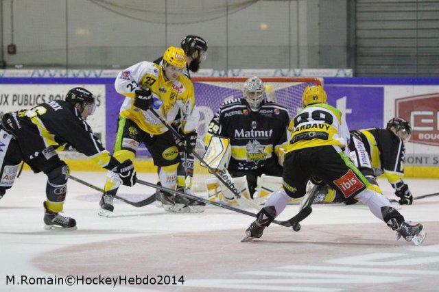 Photo hockey match Rouen - Strasbourg  le 30/09/2014