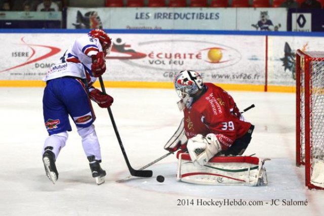 Photo hockey match Grenoble  - Lyon le 01/10/2014