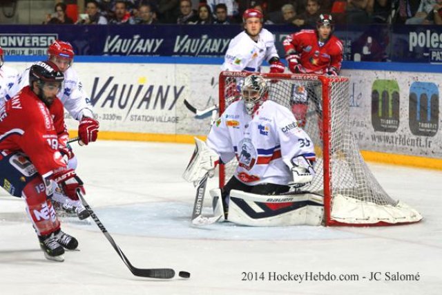 Photo hockey match Grenoble  - Lyon le 01/10/2014