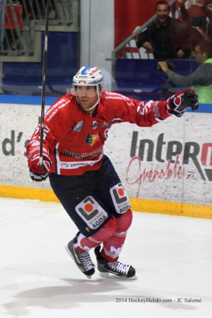 Photo hockey match Grenoble  - Lyon le 01/10/2014