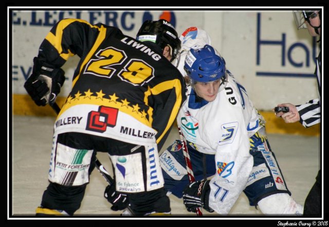 Photo hockey match Rouen - Dijon  le 09/03/2008