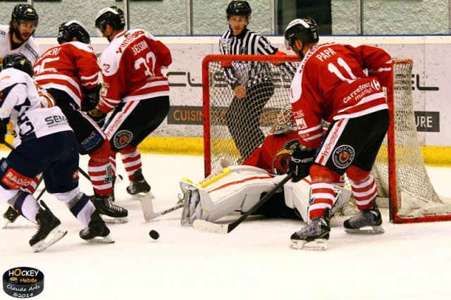 Photo hockey match Morzine-Avoriaz - Chamonix  le 01/10/2014