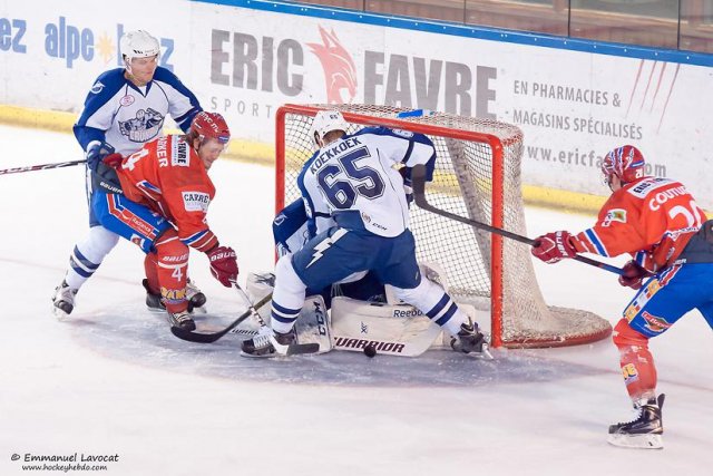 Photo hockey reportage Lyon – Syracuse : Petite Victoire des Américains