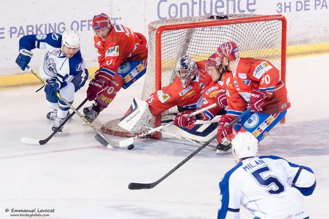 Photo hockey reportage Lyon – Syracuse : Petite Victoire des Américains