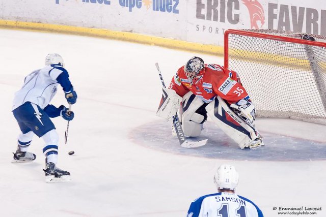 Photo hockey reportage Lyon – Syracuse : Petite Victoire des Américains