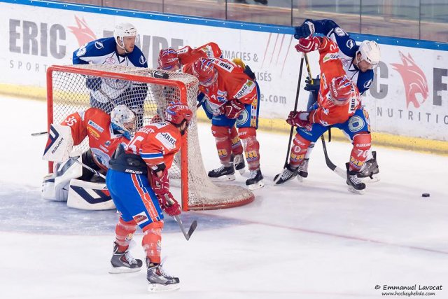 Photo hockey reportage Lyon – Syracuse : Petite Victoire des Américains