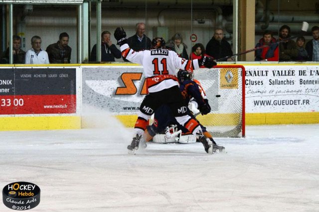 Photo hockey match Chamonix  - Epinal  le 04/10/2014
