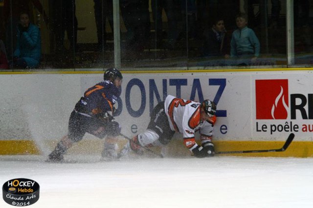 Photo hockey match Chamonix  - Epinal  le 04/10/2014