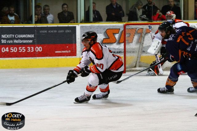 Photo hockey match Chamonix  - Epinal  le 04/10/2014