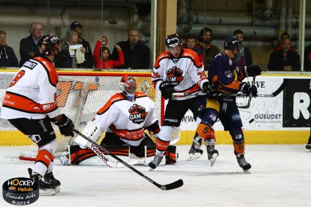 Photo hockey match Chamonix  - Epinal  le 04/10/2014