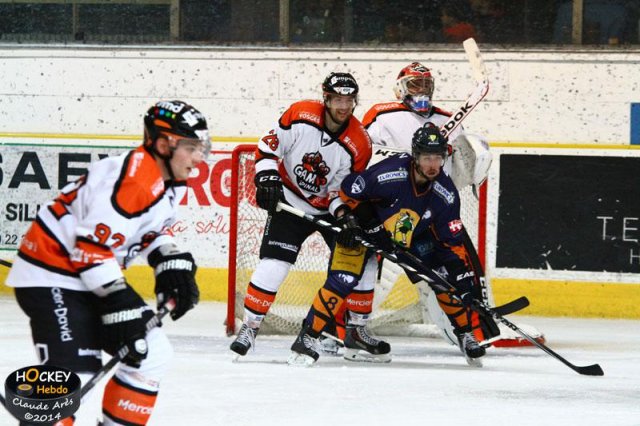 Photo hockey match Chamonix  - Epinal  le 04/10/2014
