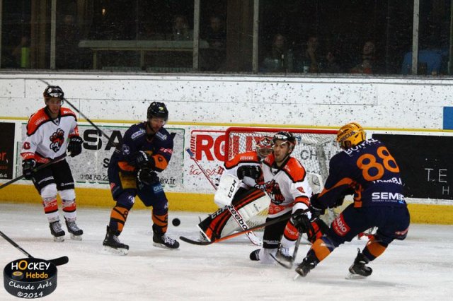 Photo hockey match Chamonix  - Epinal  le 04/10/2014