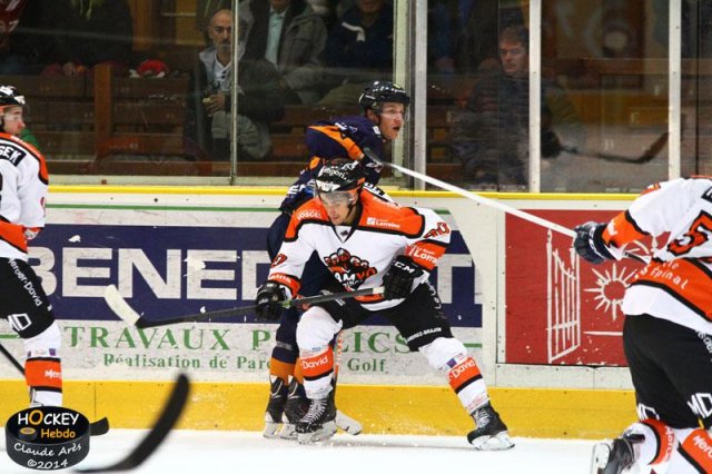 Photo hockey match Chamonix  - Epinal  le 04/10/2014