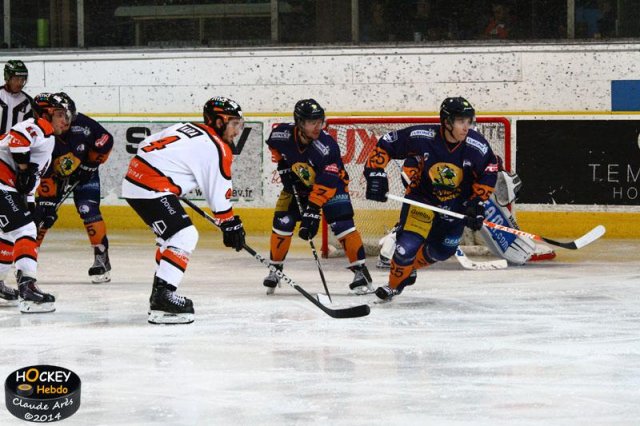 Photo hockey match Chamonix  - Epinal  le 04/10/2014