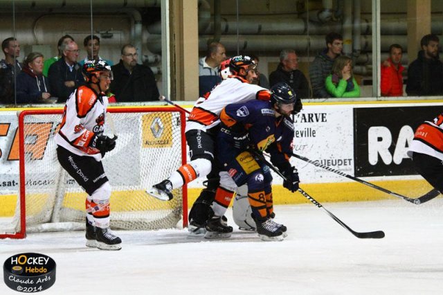 Photo hockey match Chamonix  - Epinal  le 04/10/2014