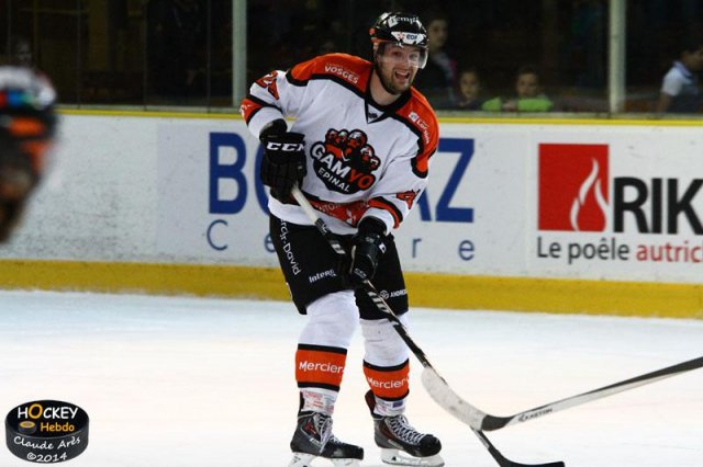 Photo hockey match Chamonix  - Epinal  le 04/10/2014