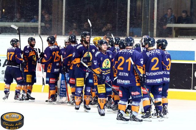 Photo hockey match Chamonix  - Epinal  le 04/10/2014