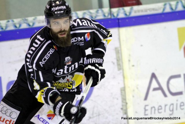 Photo hockey match Rouen - Dijon  le 04/10/2014