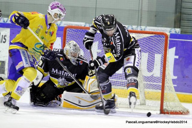 Photo hockey match Rouen - Dijon  le 04/10/2014