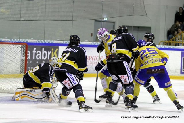 Photo hockey match Rouen - Dijon  le 04/10/2014