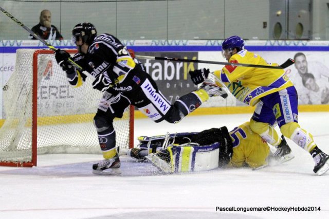 Photo hockey match Rouen - Dijon  le 04/10/2014