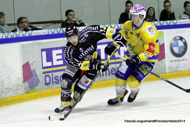 Photo hockey match Rouen - Dijon  le 04/10/2014