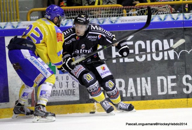 Photo hockey match Rouen - Dijon  le 04/10/2014