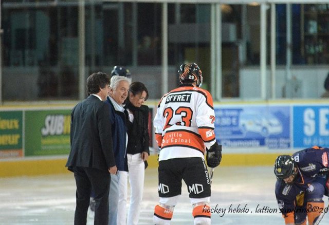 Photo hockey match Chamonix  - Epinal  le 04/10/2014