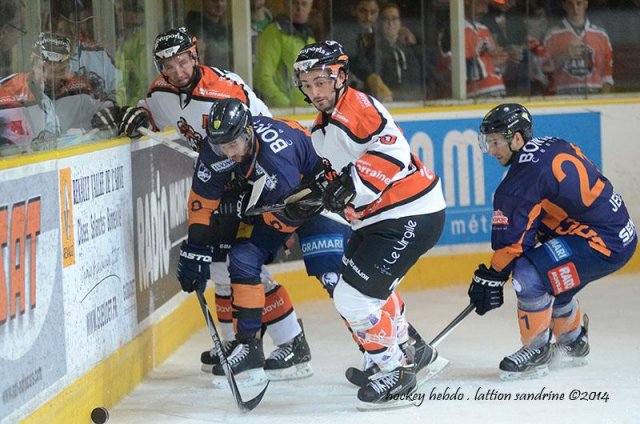 Photo hockey match Chamonix  - Epinal  le 04/10/2014